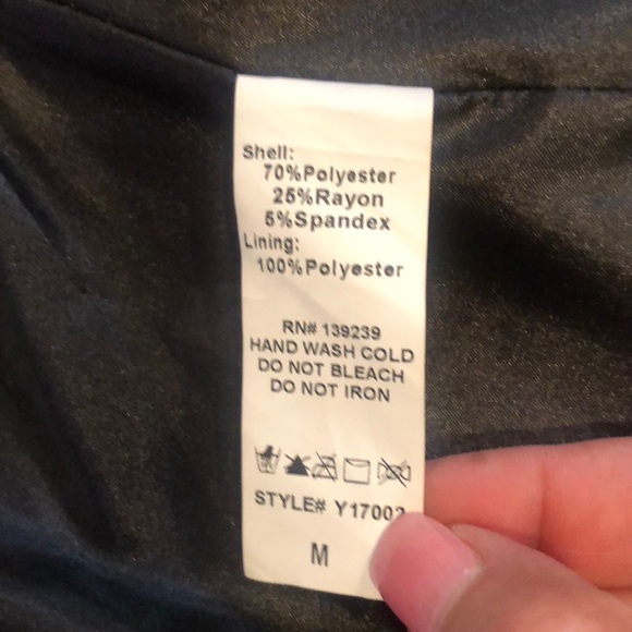 NWOT DO+BE BLACK DOUBLE BREASTED JACKET - Picture 8 of 8